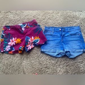 2 pairs Old Navy shorts, size 6